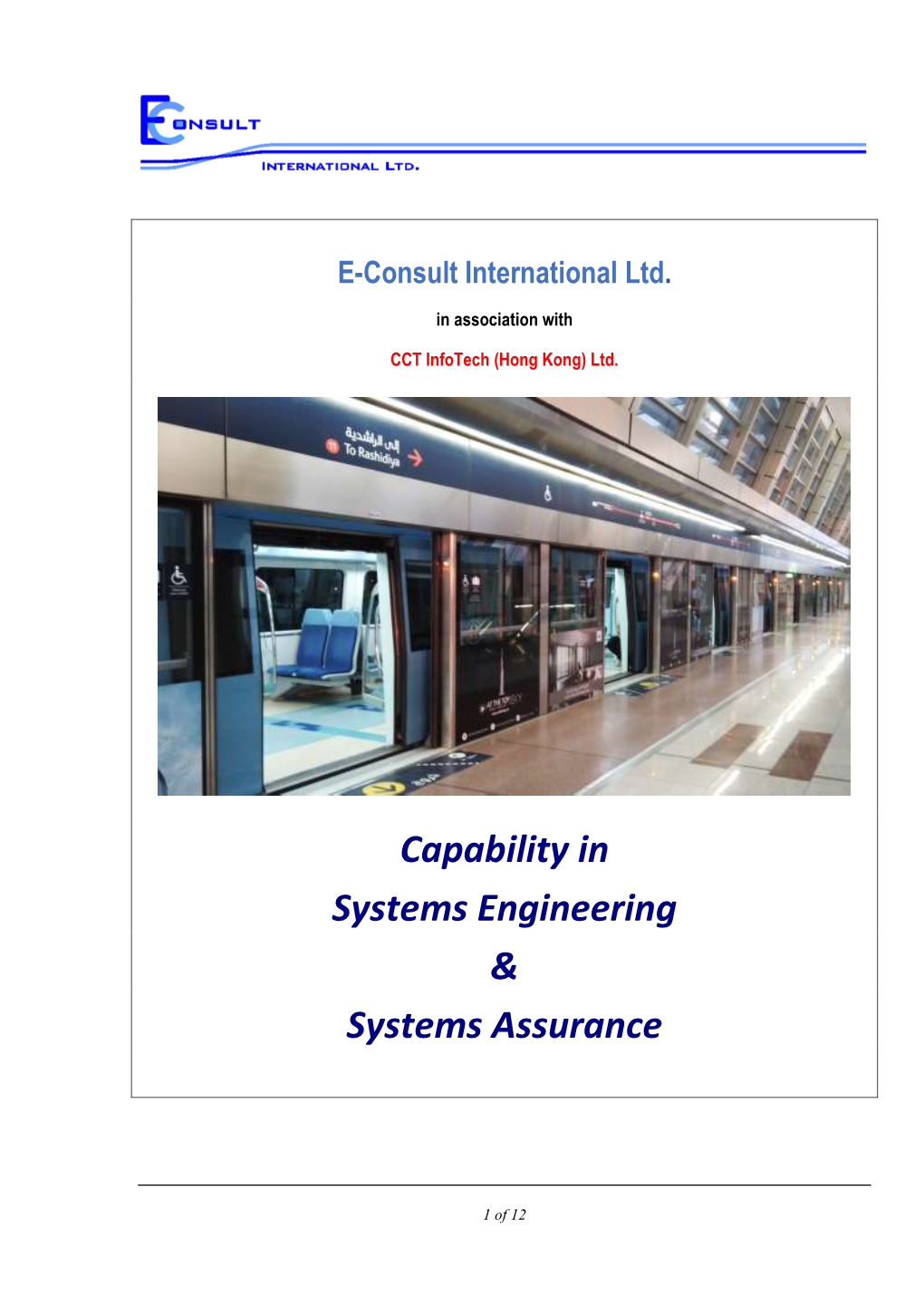 Capability in Systems Engineering & Systems Assurance