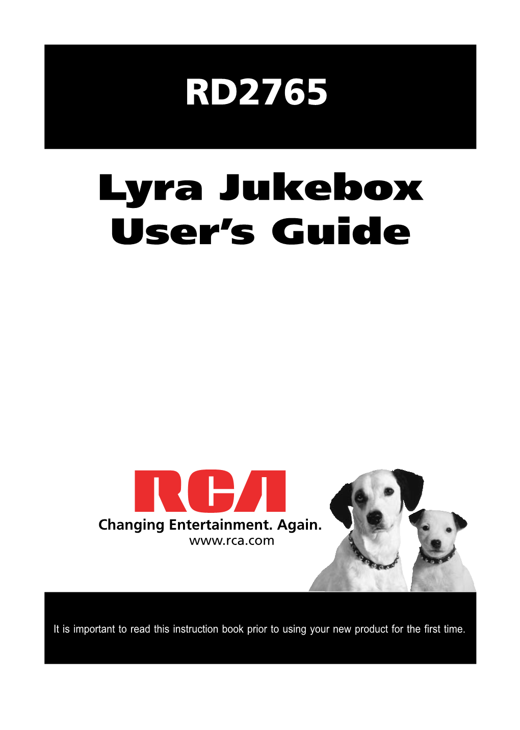 Lyra Jukebox User's Guide RD2765