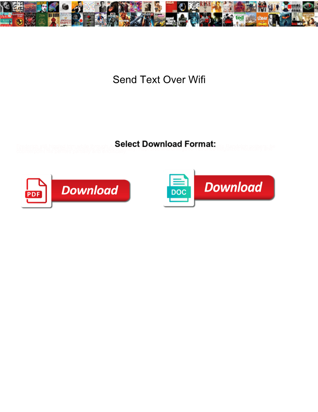 Send Text Over Wifi