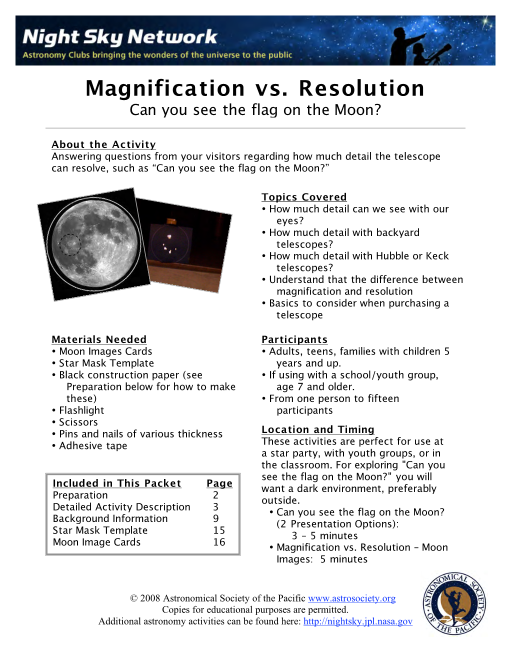 Magnification Vs. Resolution