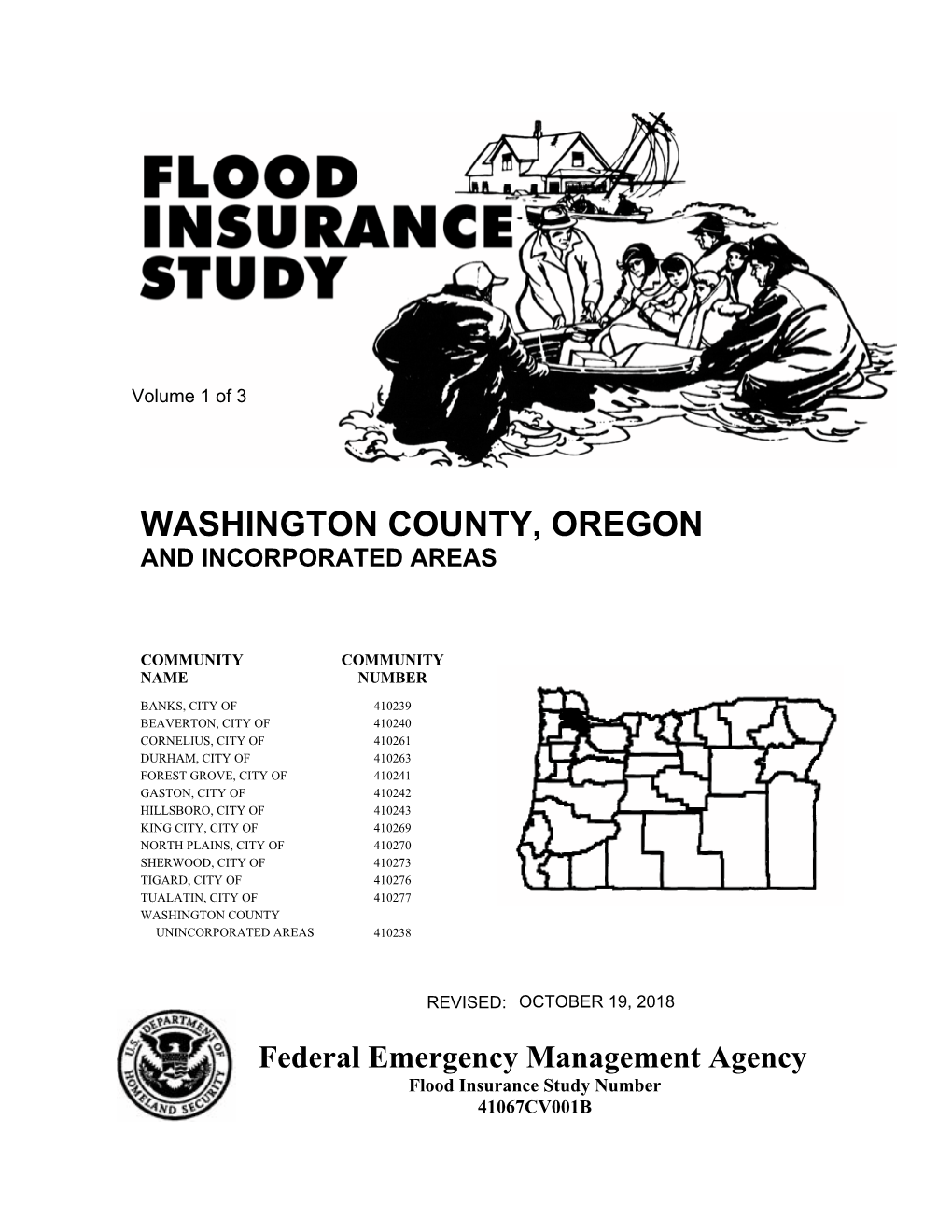 Flood Insurance Study Number 41067CV001B NOTICE to FLOOD INSURANCE STUDY USERS