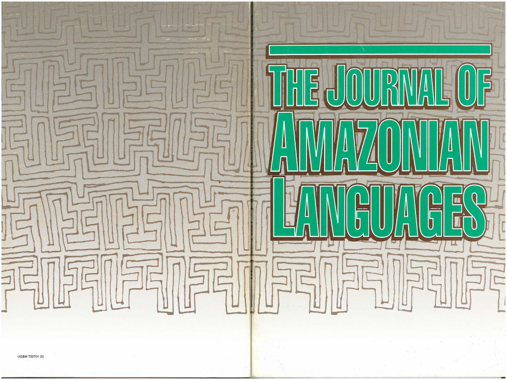 Journal of Amazonian Languages (Vol. 1, N. 1)