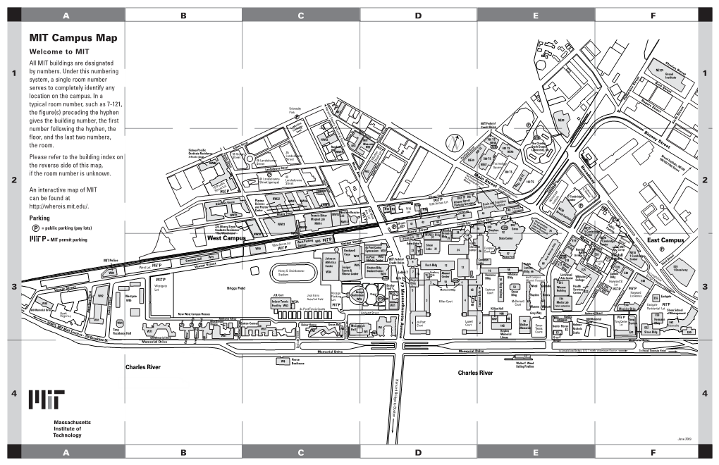 MIT Campus Map Welcome to MIT