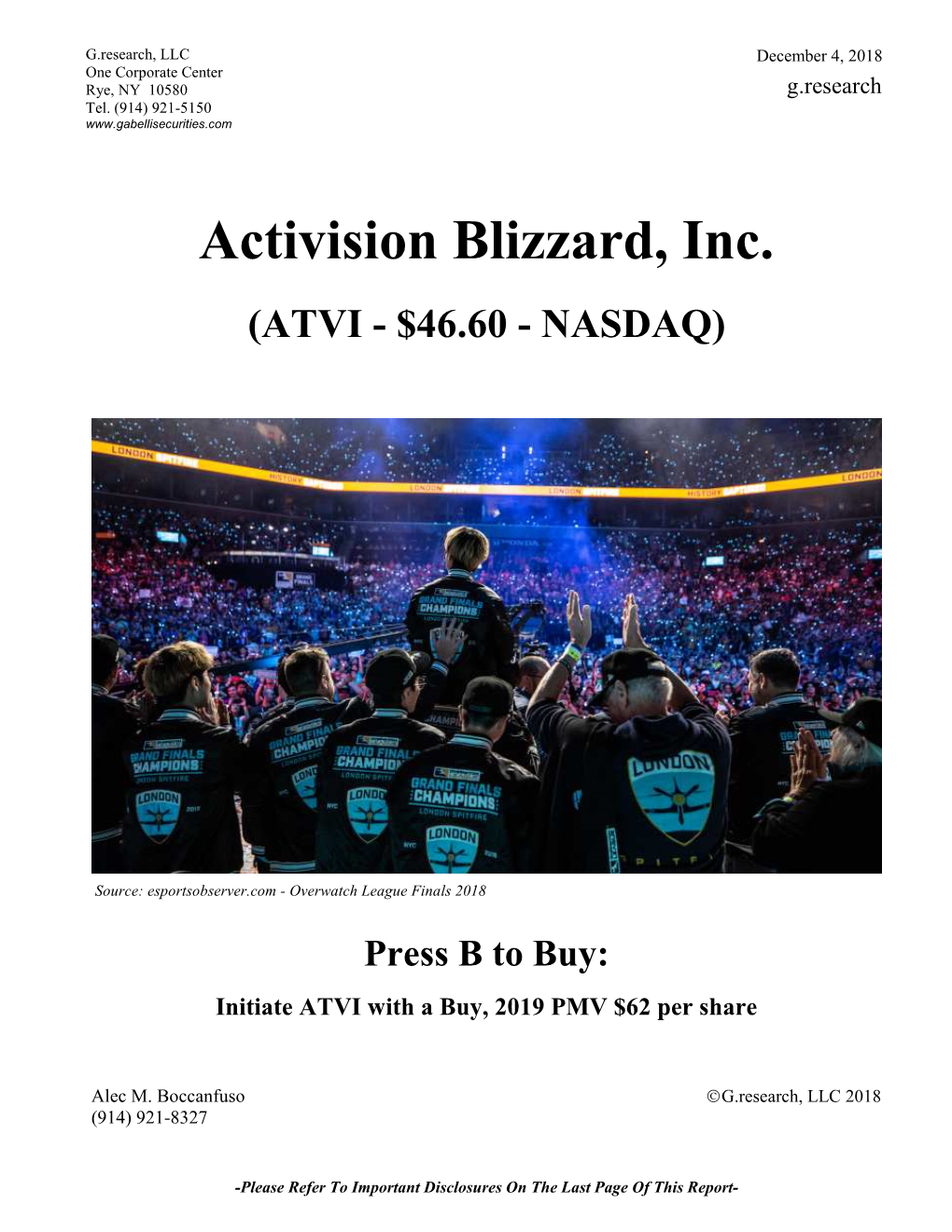 Activision Blizzard, Inc