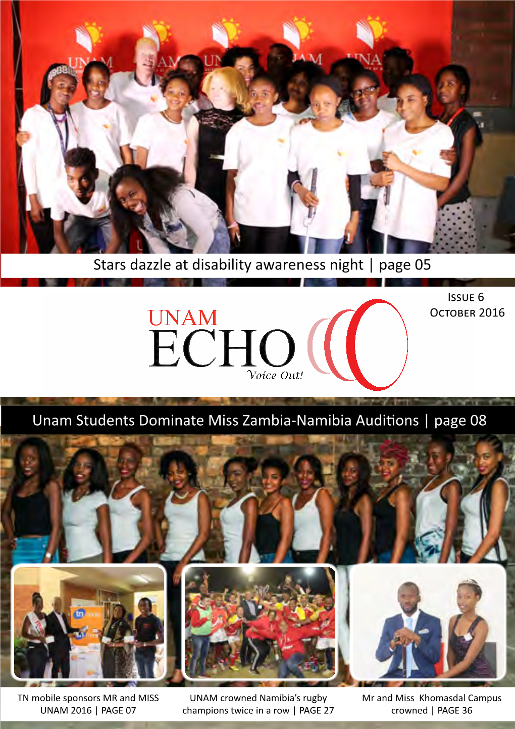 UNAM ECHO Vol. 6, September 2016