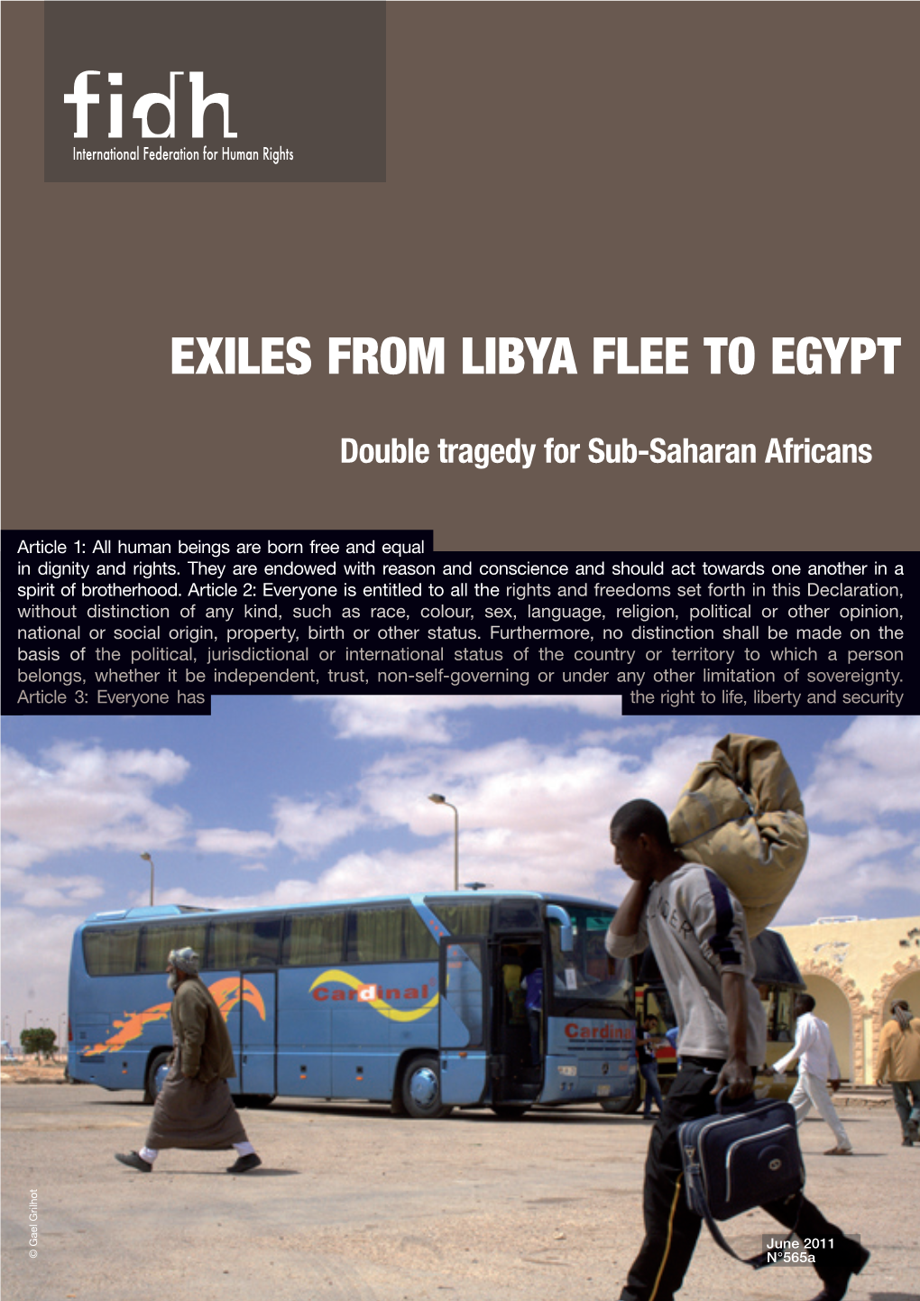 Exiles from Libya Flee to Egypt