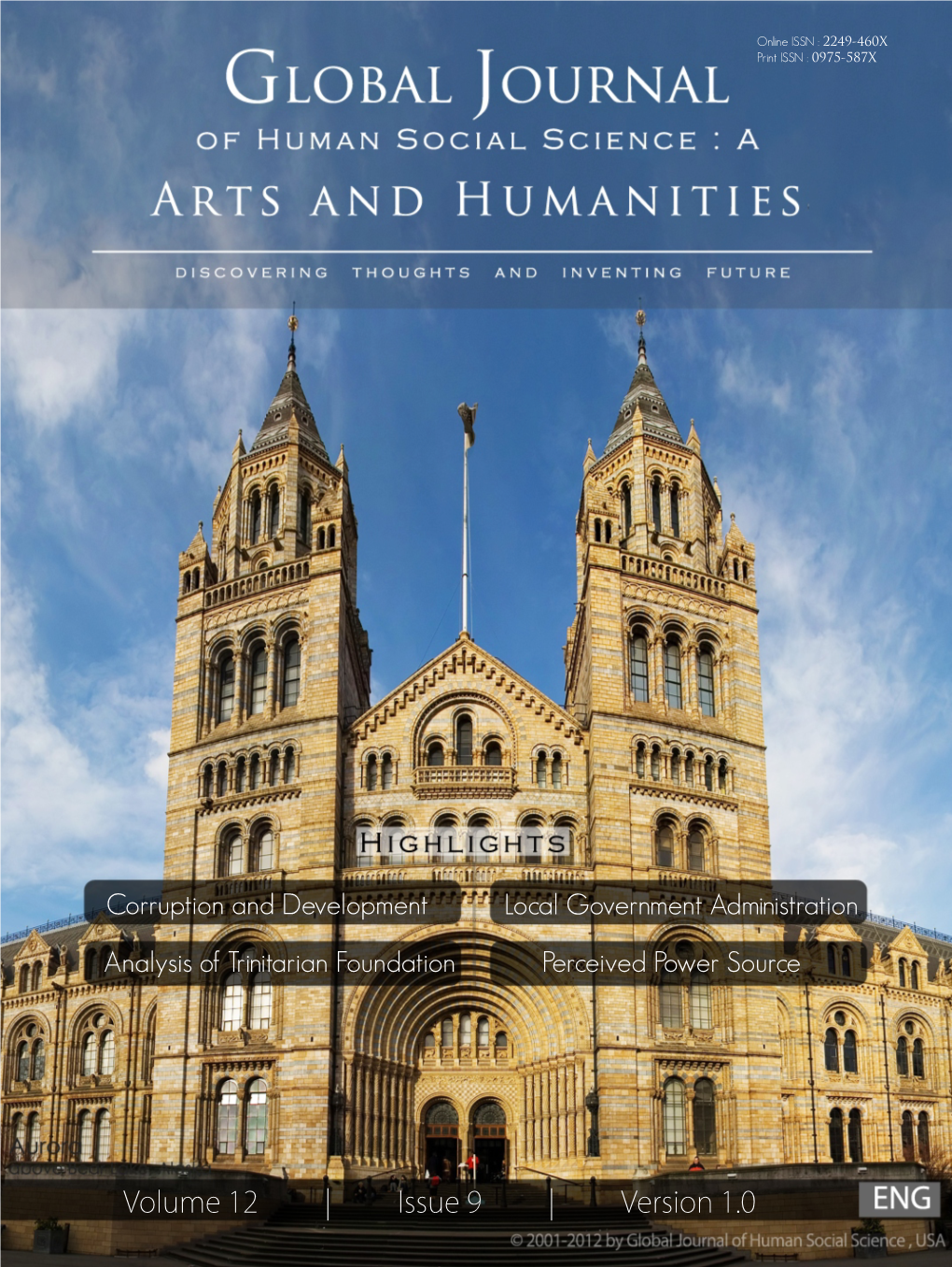 Global Journal of Human Social Science : a Arts & Humanities