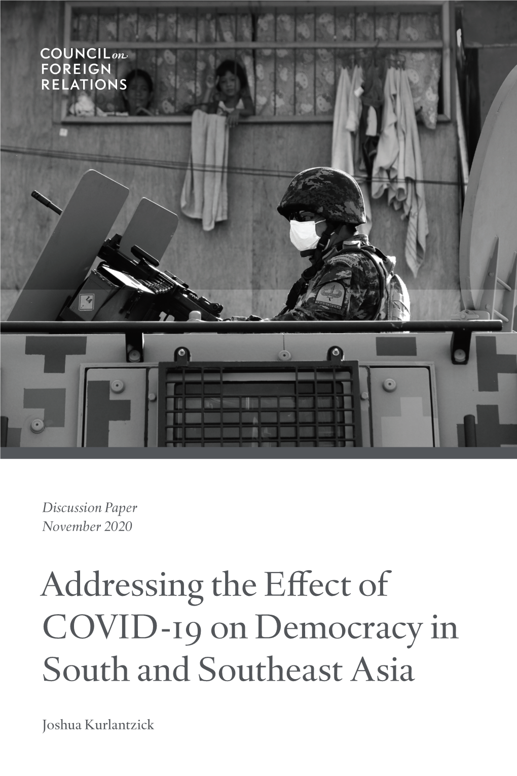 Addressing the Effect of COVID-19 on Democracy in South and Southeast Asia