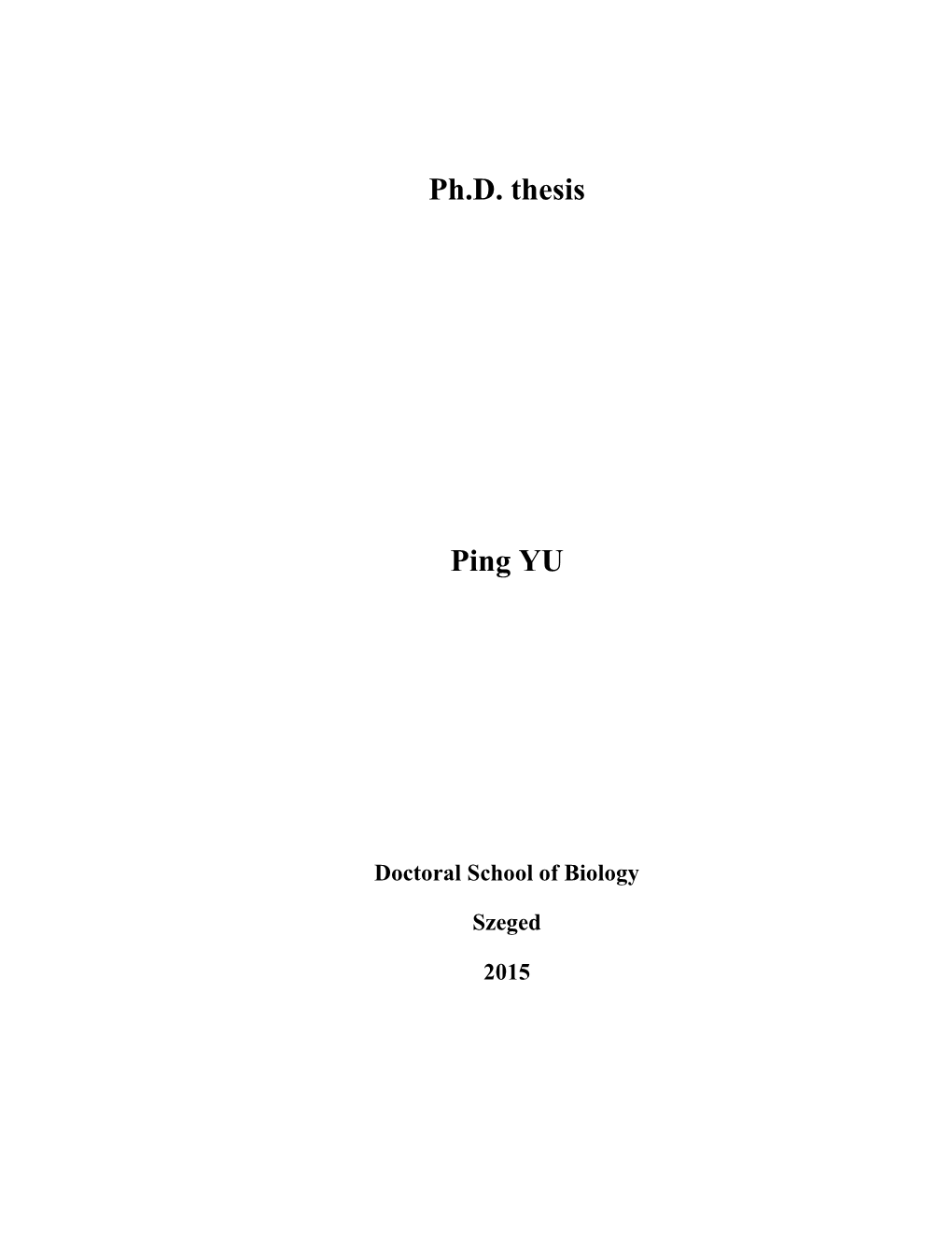 The Thesis Work Started with the Test of Specific Antibodies Used for Msrbr1/Osrbr1 and Phospho-Msrbr1/Osrbrs Detection