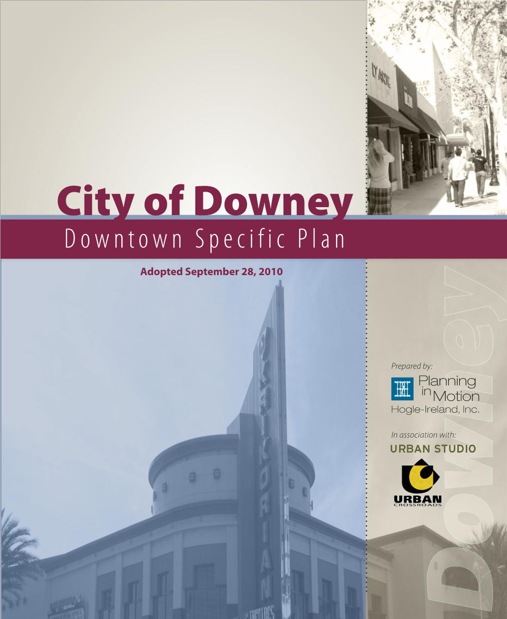 City of Downey Downtown Specific Plan