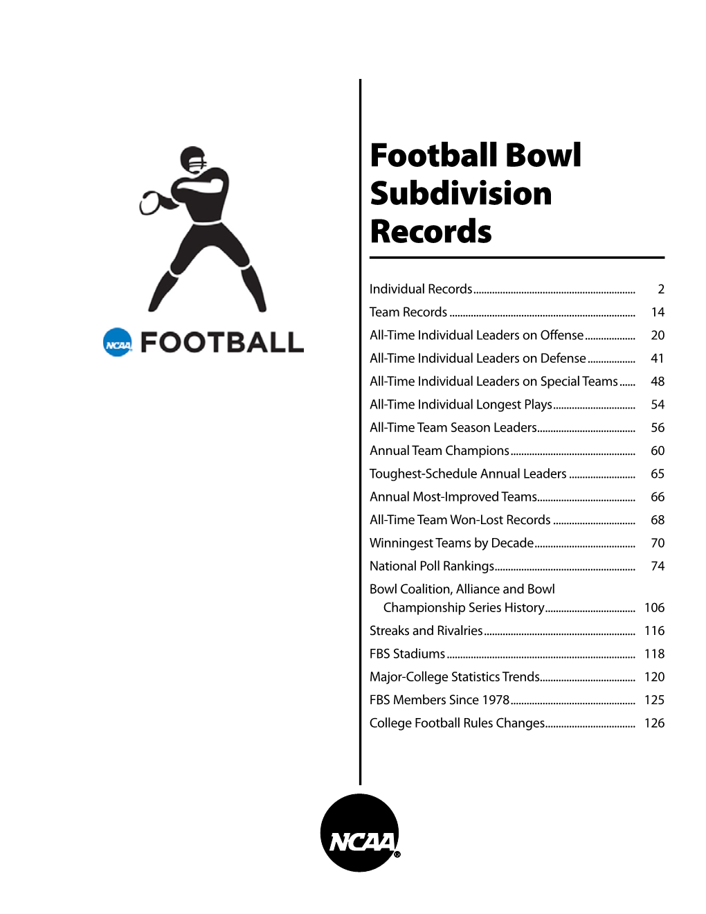 Football Bowl Subdivision Records