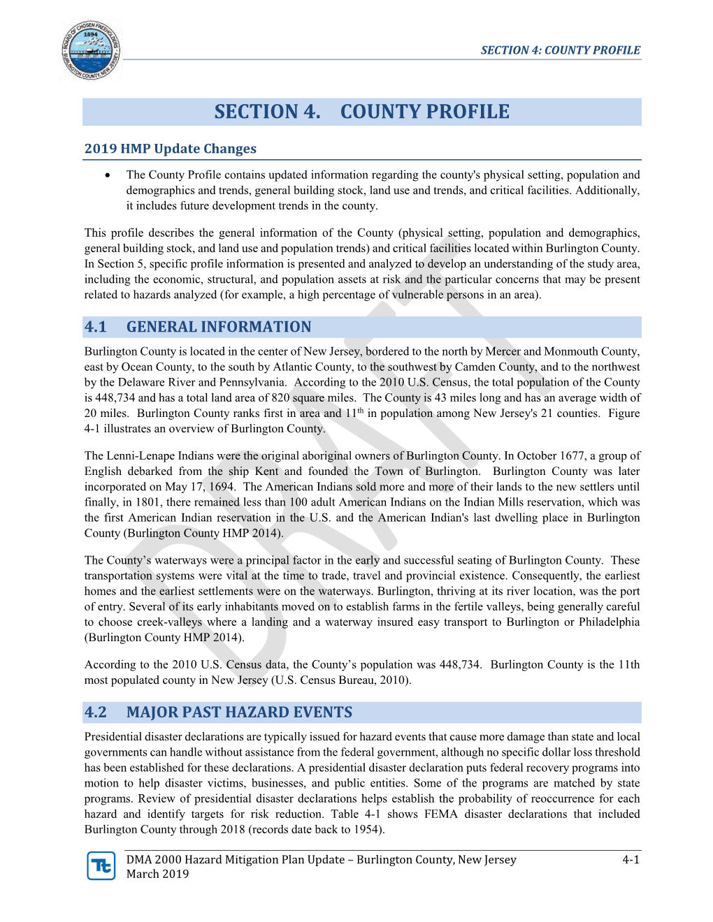 Section 4. County Profile