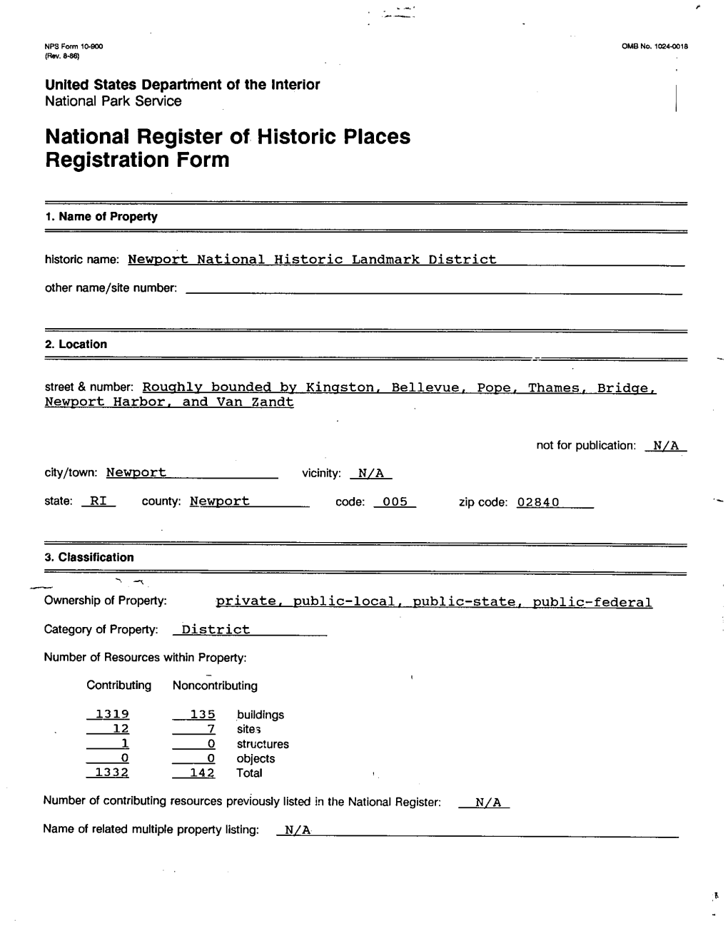 National Register of Historic Places Registration Form