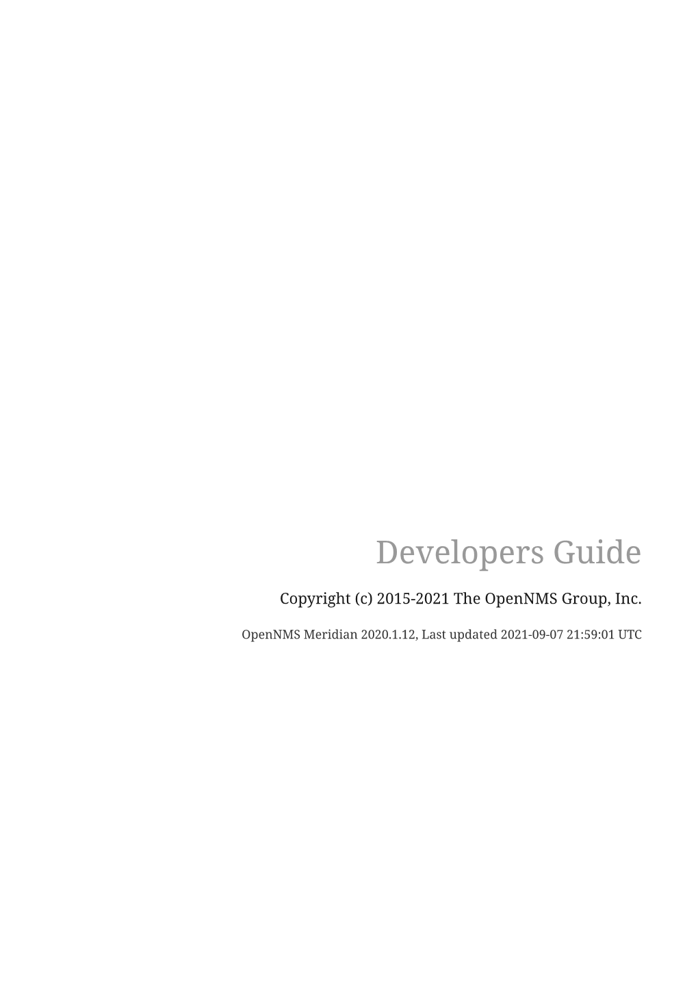 Developers Guide