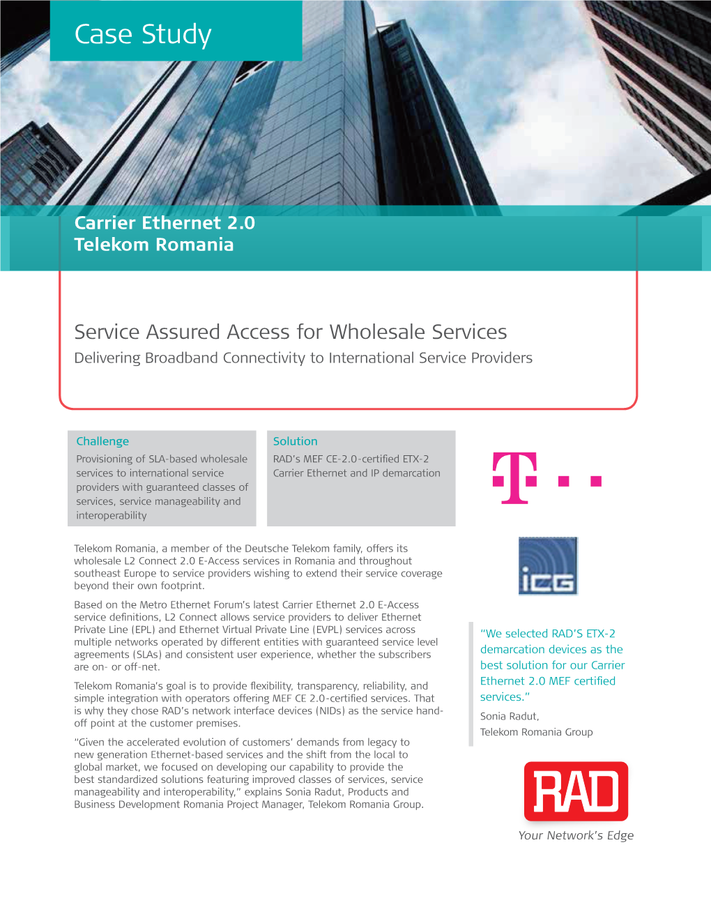 CE-2.0 Telekom Romania Case Study