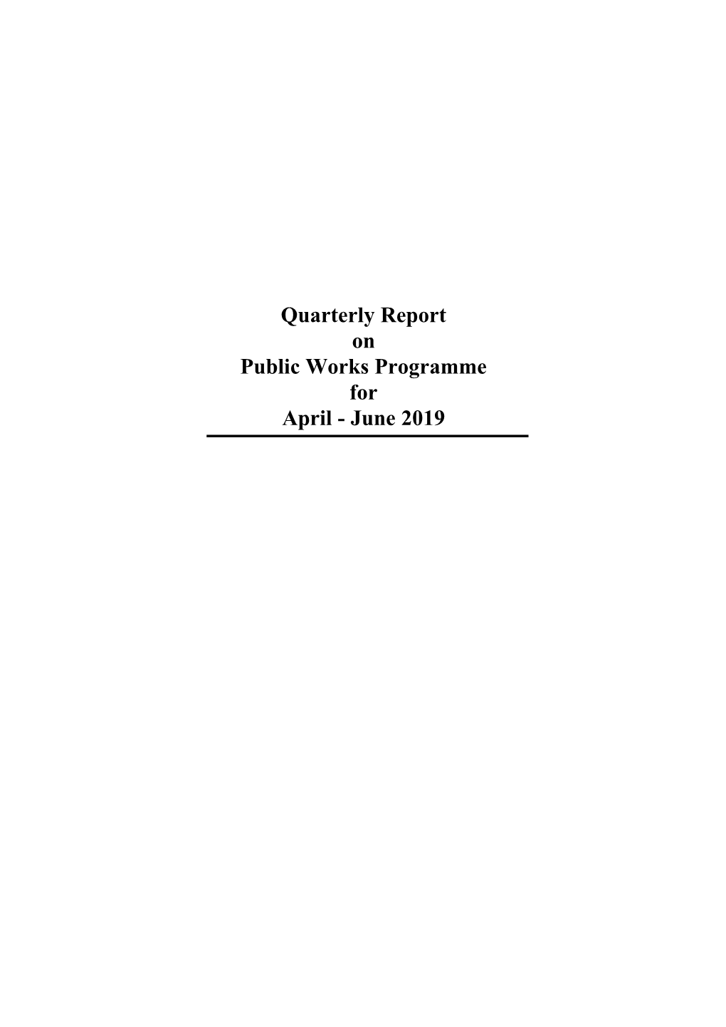 PWP 2019 Q2 Report