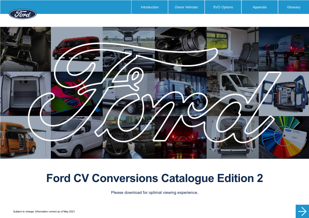 Ford CV Conversions Catalogue Edition 2