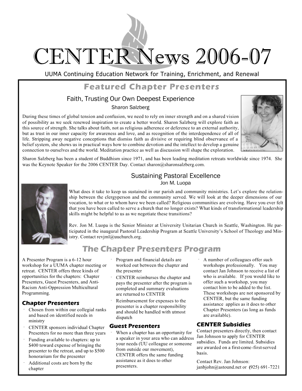 CENTER News 2006-07