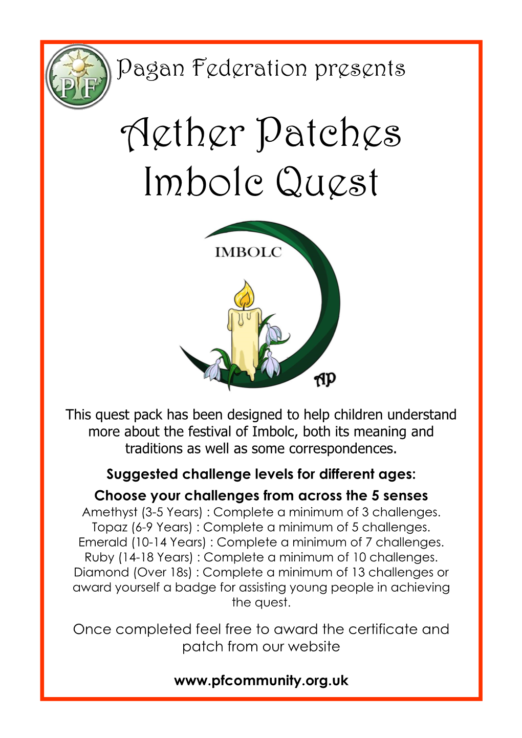 Imbolc Quest Pack