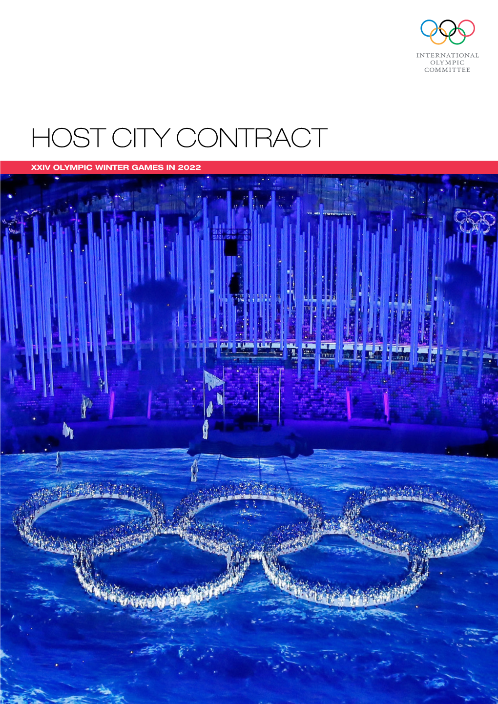 Host City Contract for the XXIV Olympic Winter Games in 2022