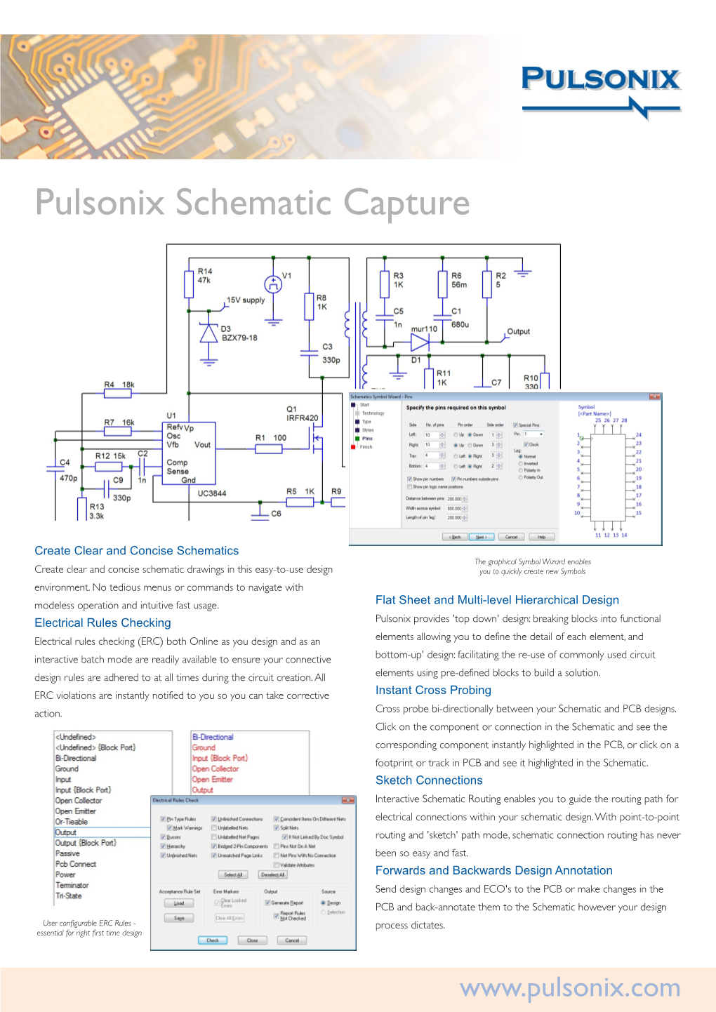 Pulsonix Schematic Capture
