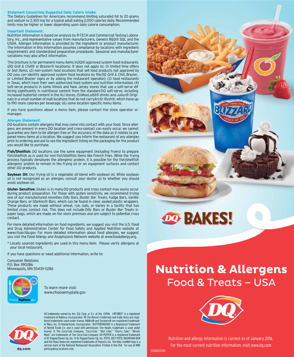 Nutrition & Allergens