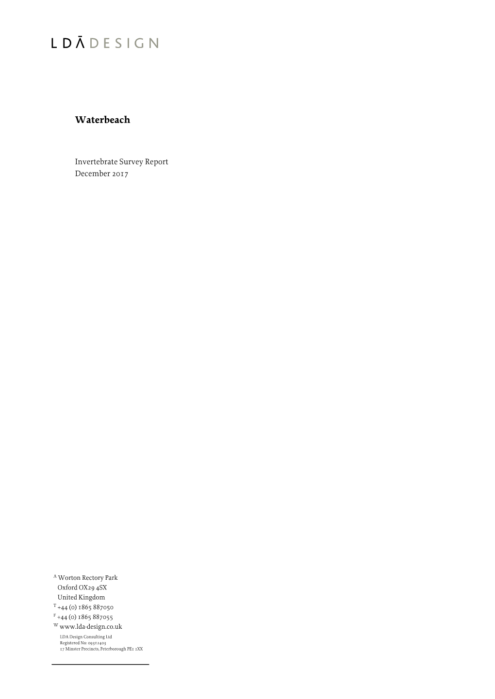 LDA Report Template