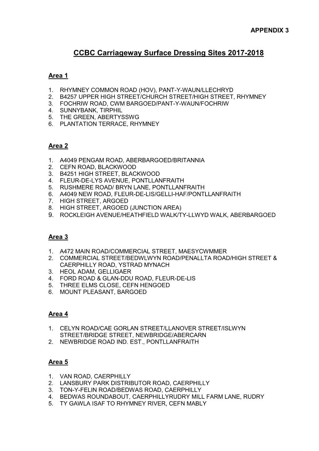 Apportionment of Highway Maintenance Budget 2017-2018 Appendix 3 , Item 11. PDF 51 KB