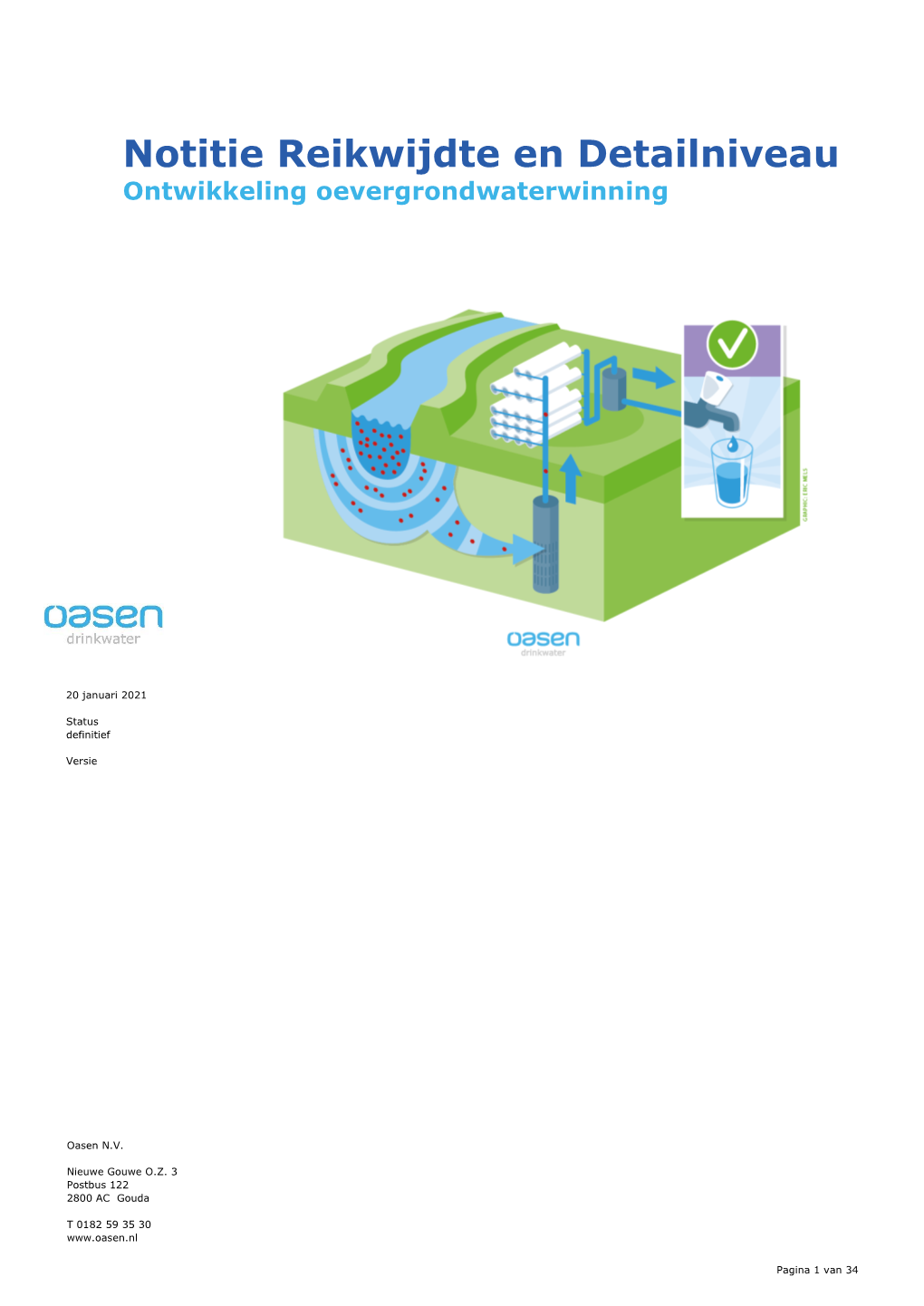 Notitie Reikwijdte En Detailniveau Ontwikkeling Oevergrondwaterwinning