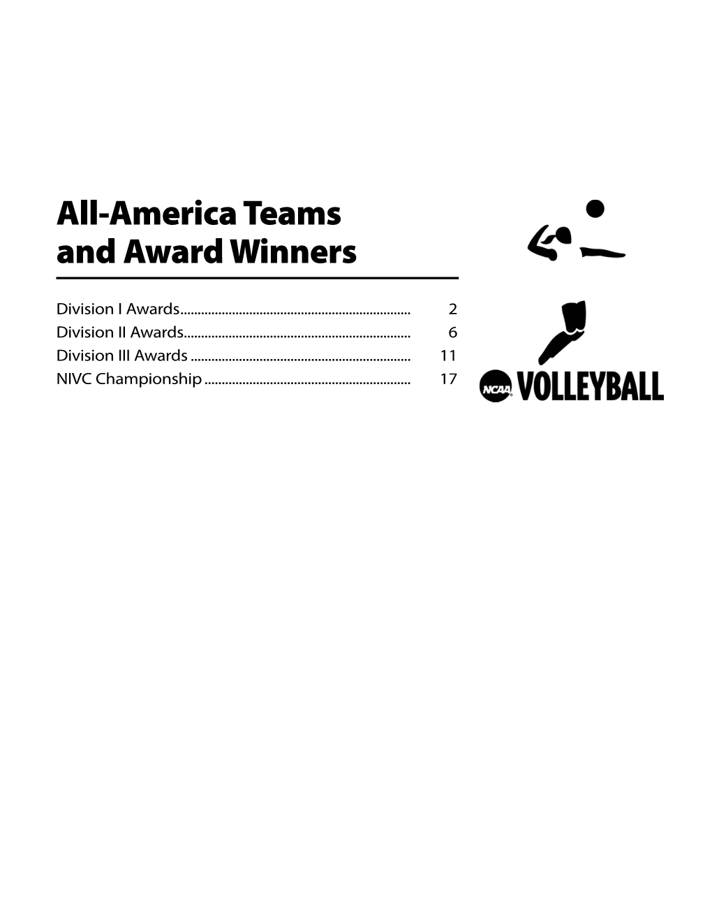 All-America Teams and Award Winners