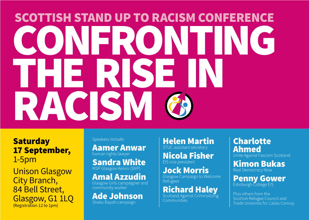 Scottish Stand up to Racism Conference