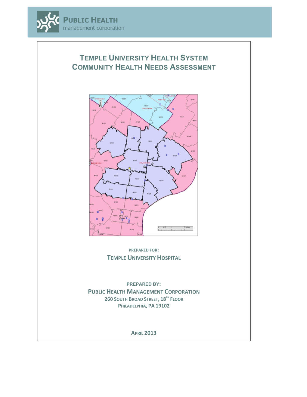 Temple University Health System Community Health Needs Assessment