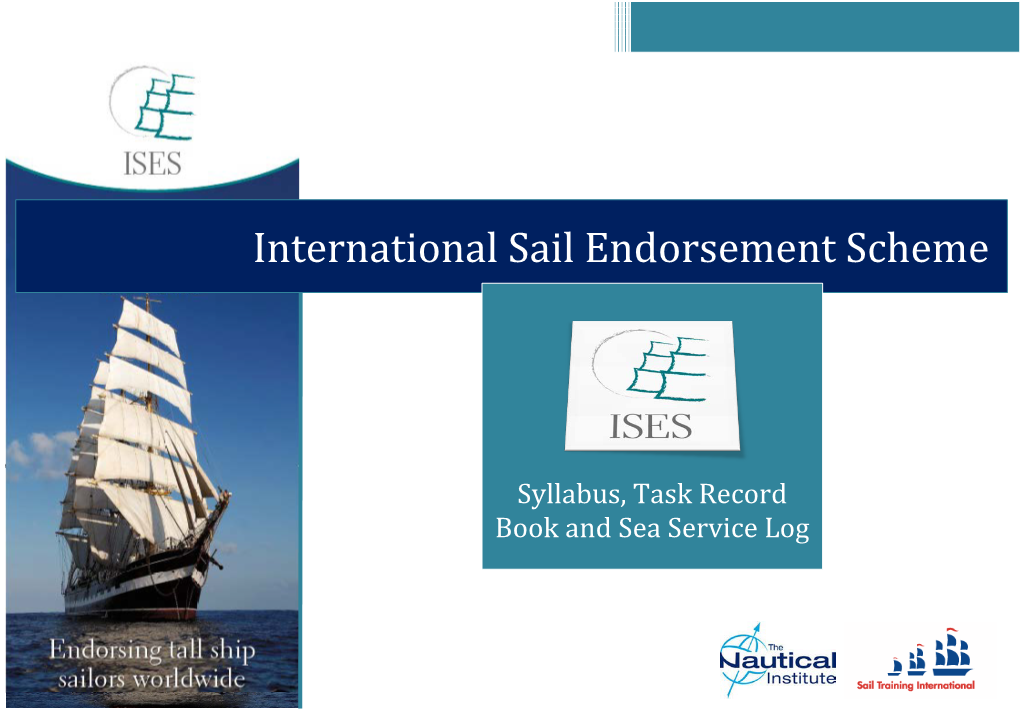 International Sail Endorsement Scheme