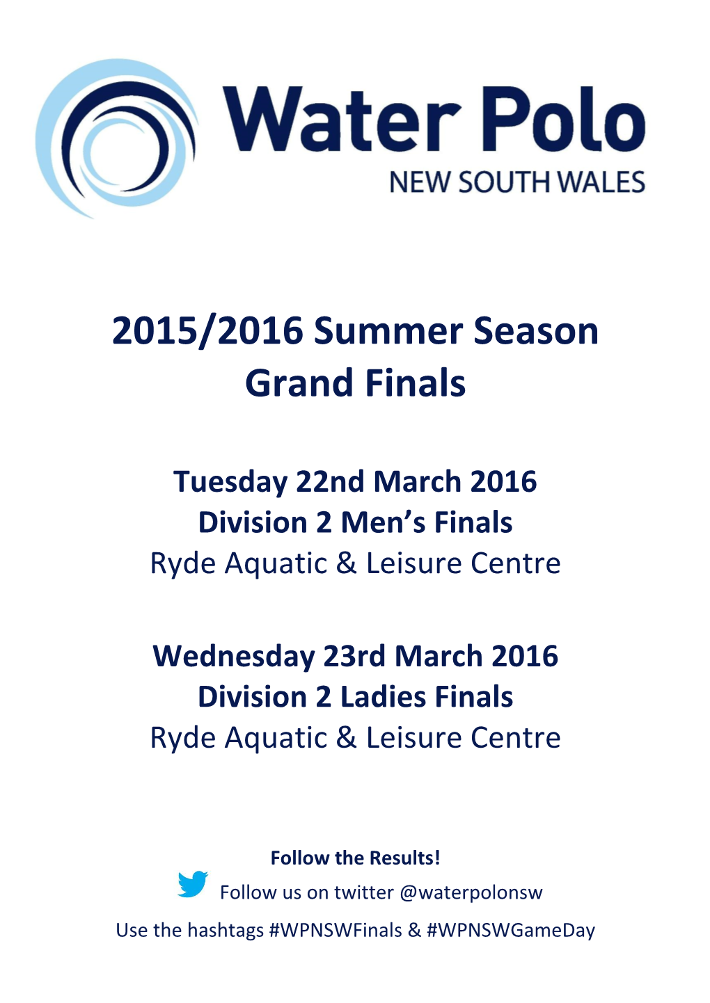 2015/2016 Summer Season Grand Finals