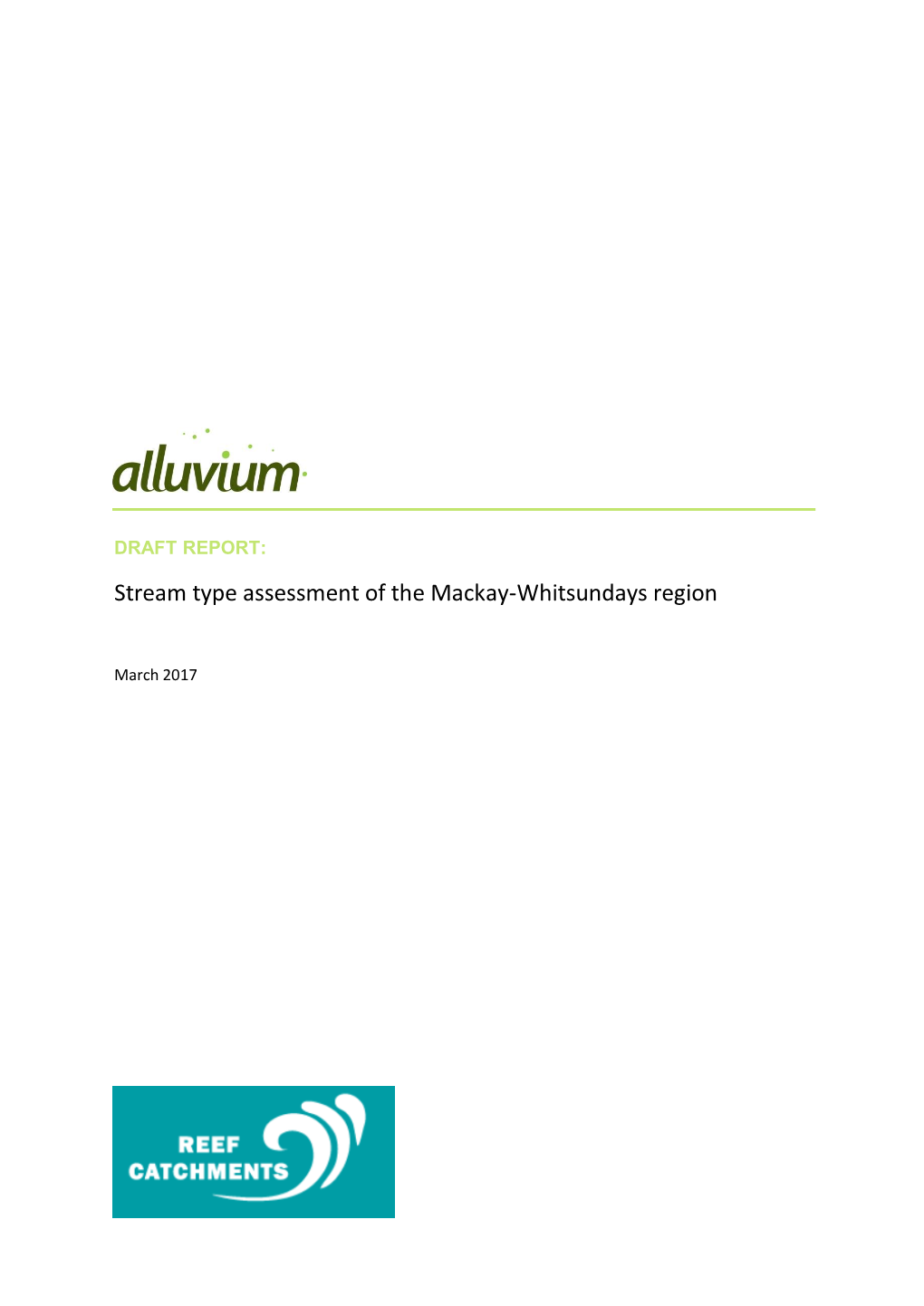 Stream Type Assessment of the Mackay-Whitsundays Region