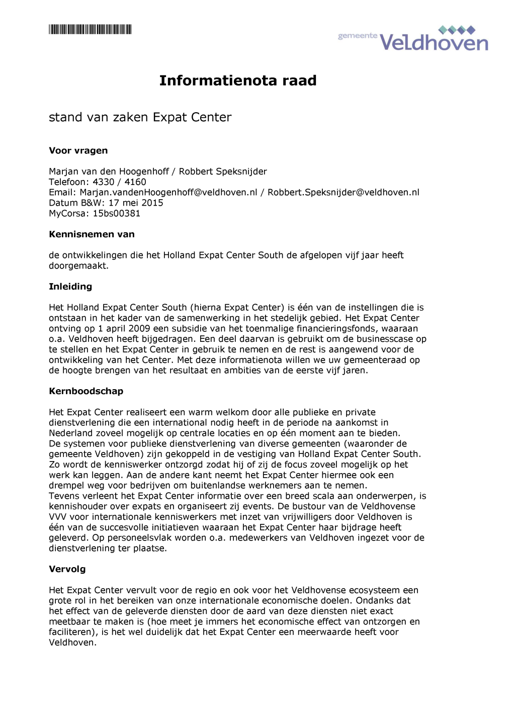 Stand Van Zaken Expat Center.Pdf