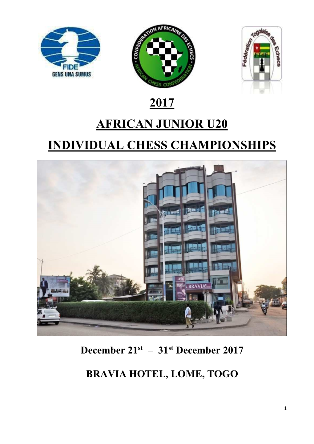 2017 African Junior U20 Individual Chess Championships