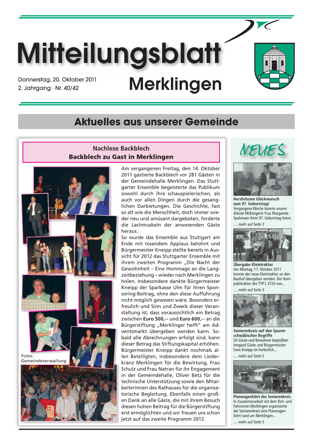 Mitteilungsblatt