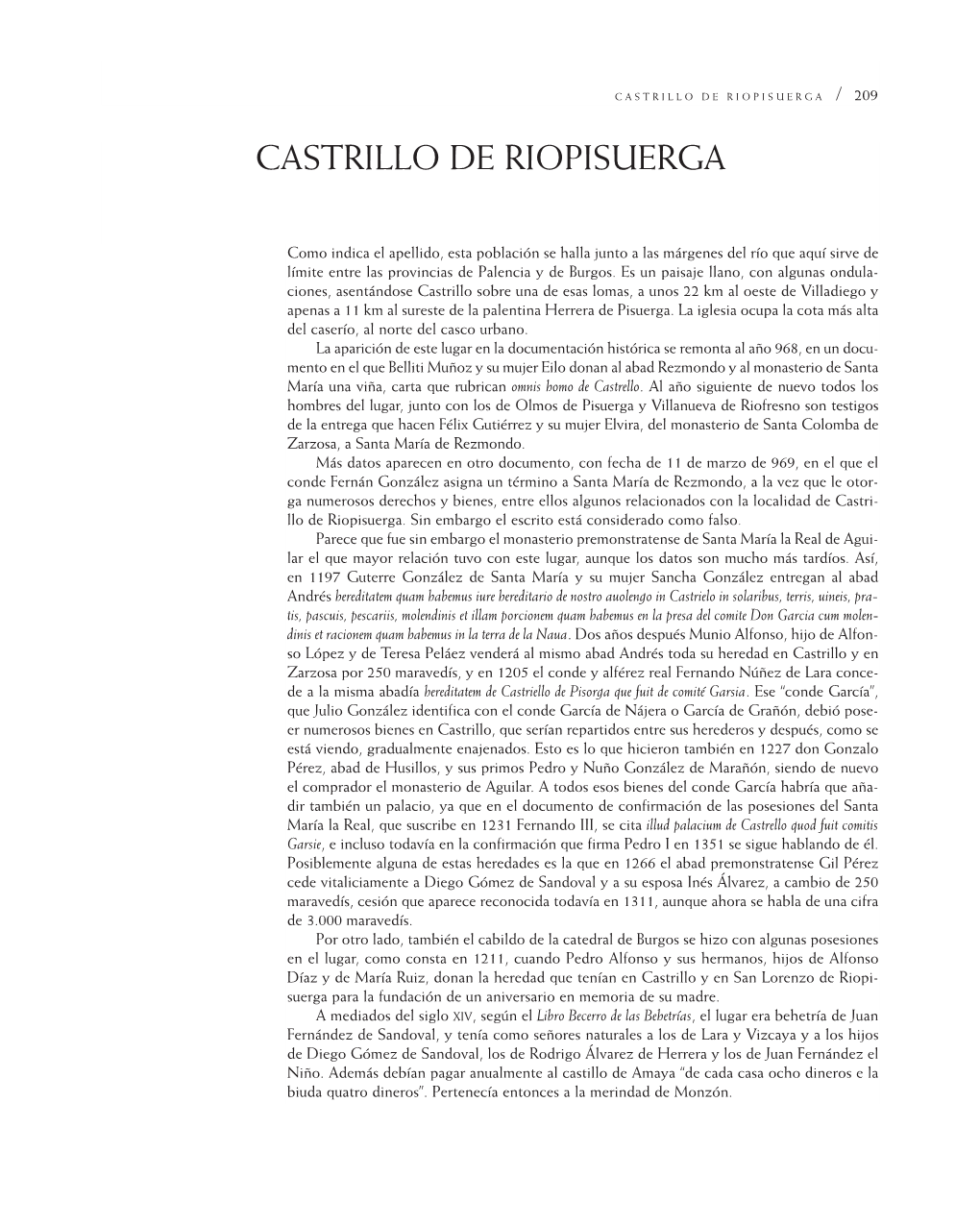Castrillo De Riopisuerga / 209
