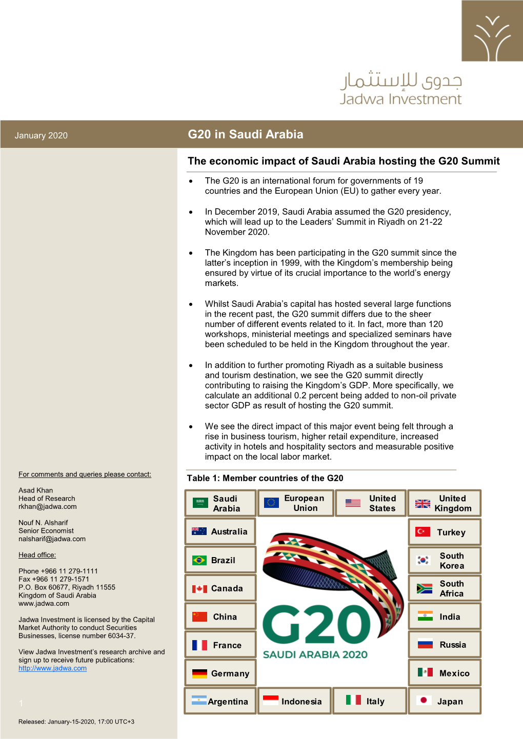 G20 in Saudi Arabia