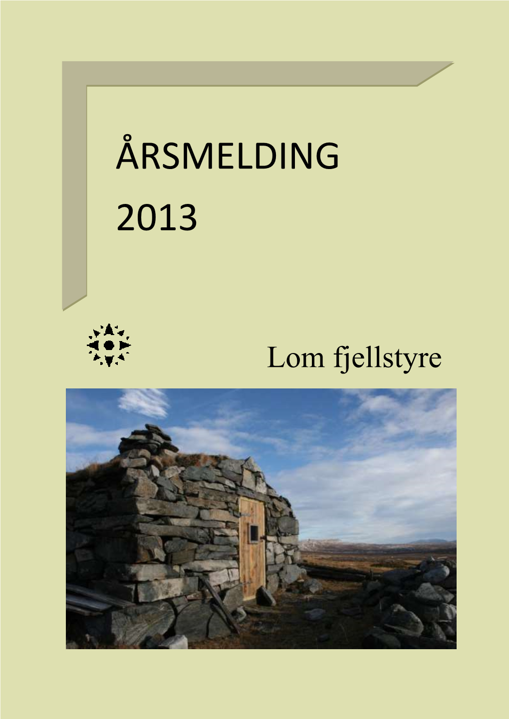 Årsmelding 2013