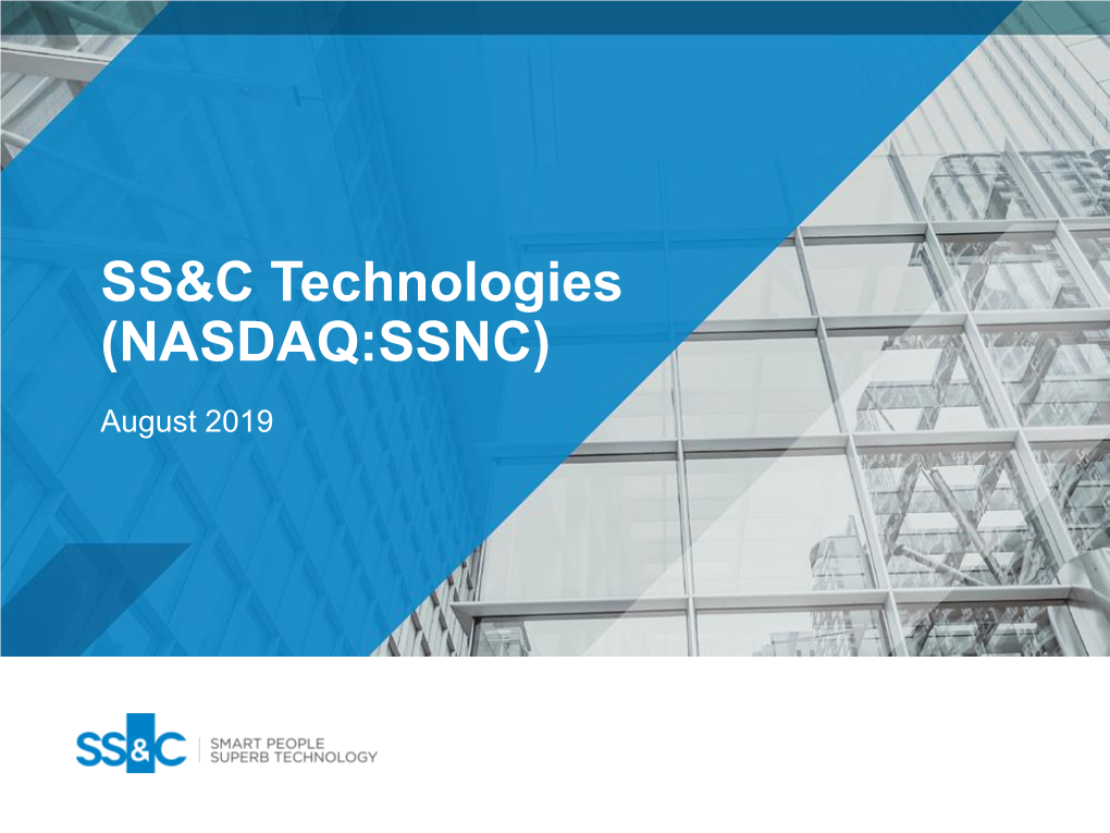 SS&C Technologies (NASDAQ:SSNC)