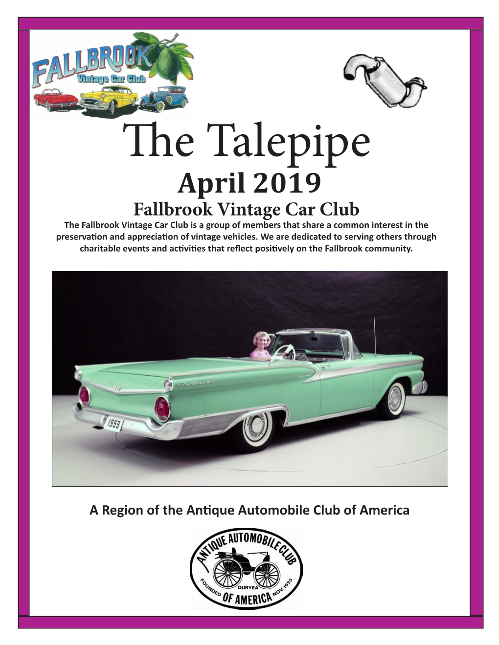 April 2019 Talepipe