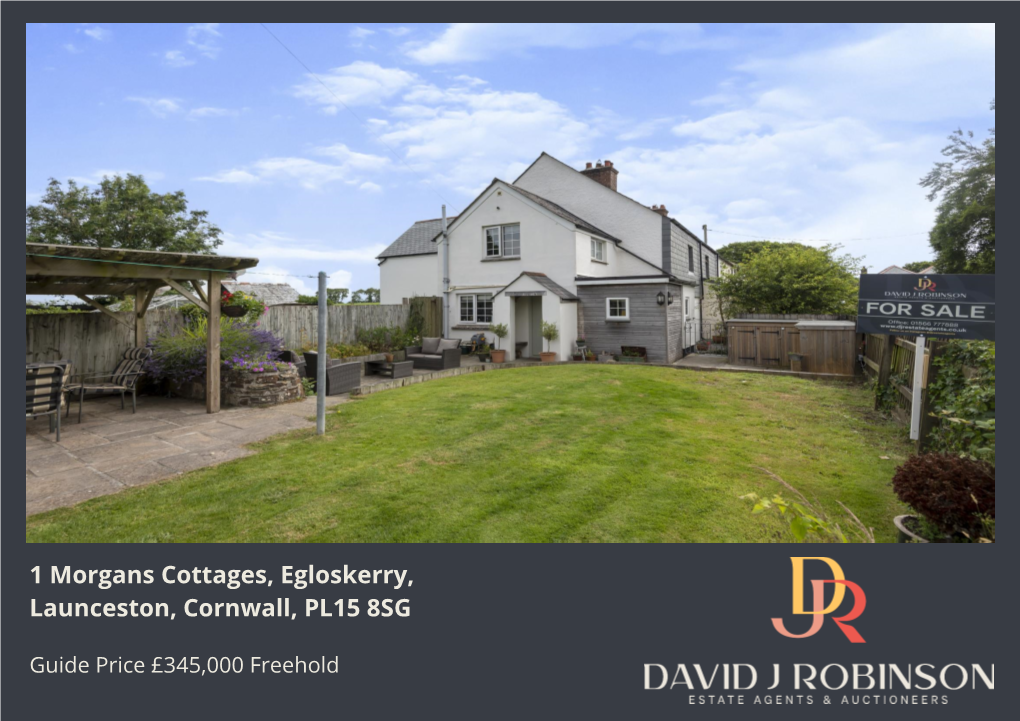 1 Morgans Cottages, Egloskerry, Launceston, Cornwall, PL15