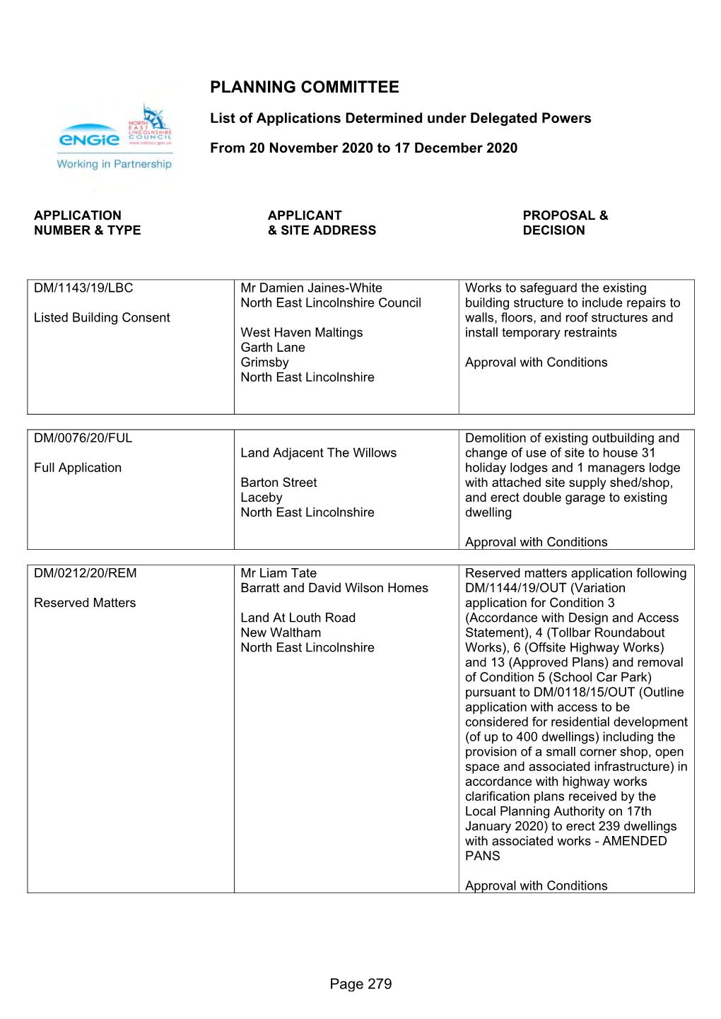 Planning Committee