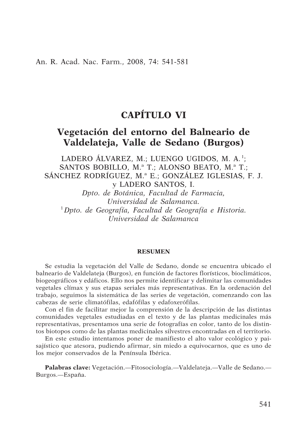 Vegetación Del Entorno Del Balneario De Valdelateja, Valle De Sedano (Burgos)