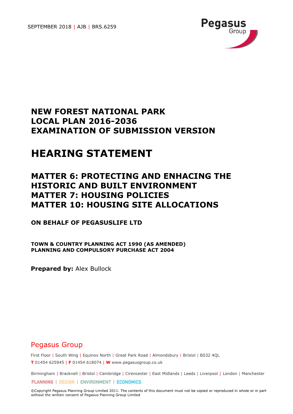 Hearing Statement