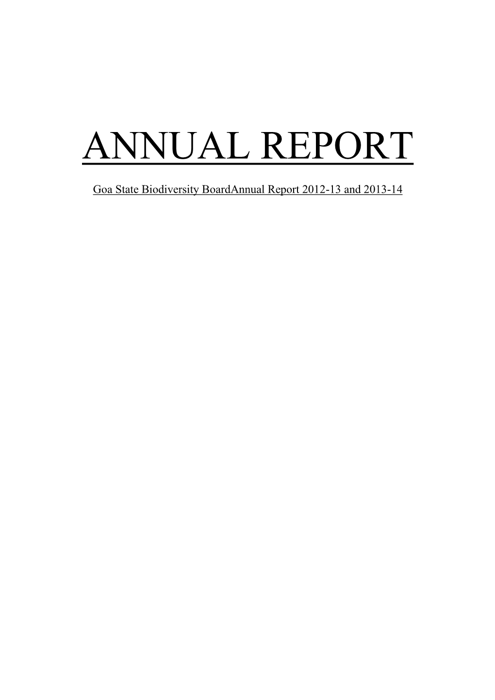 Annual Report