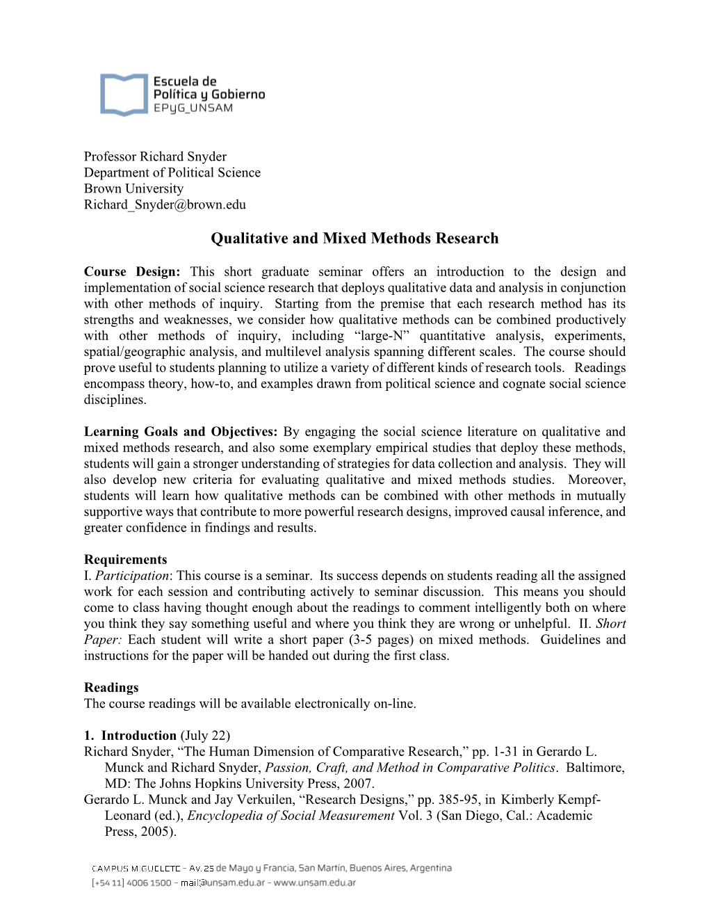 Qualitative and Mixed Methods Research