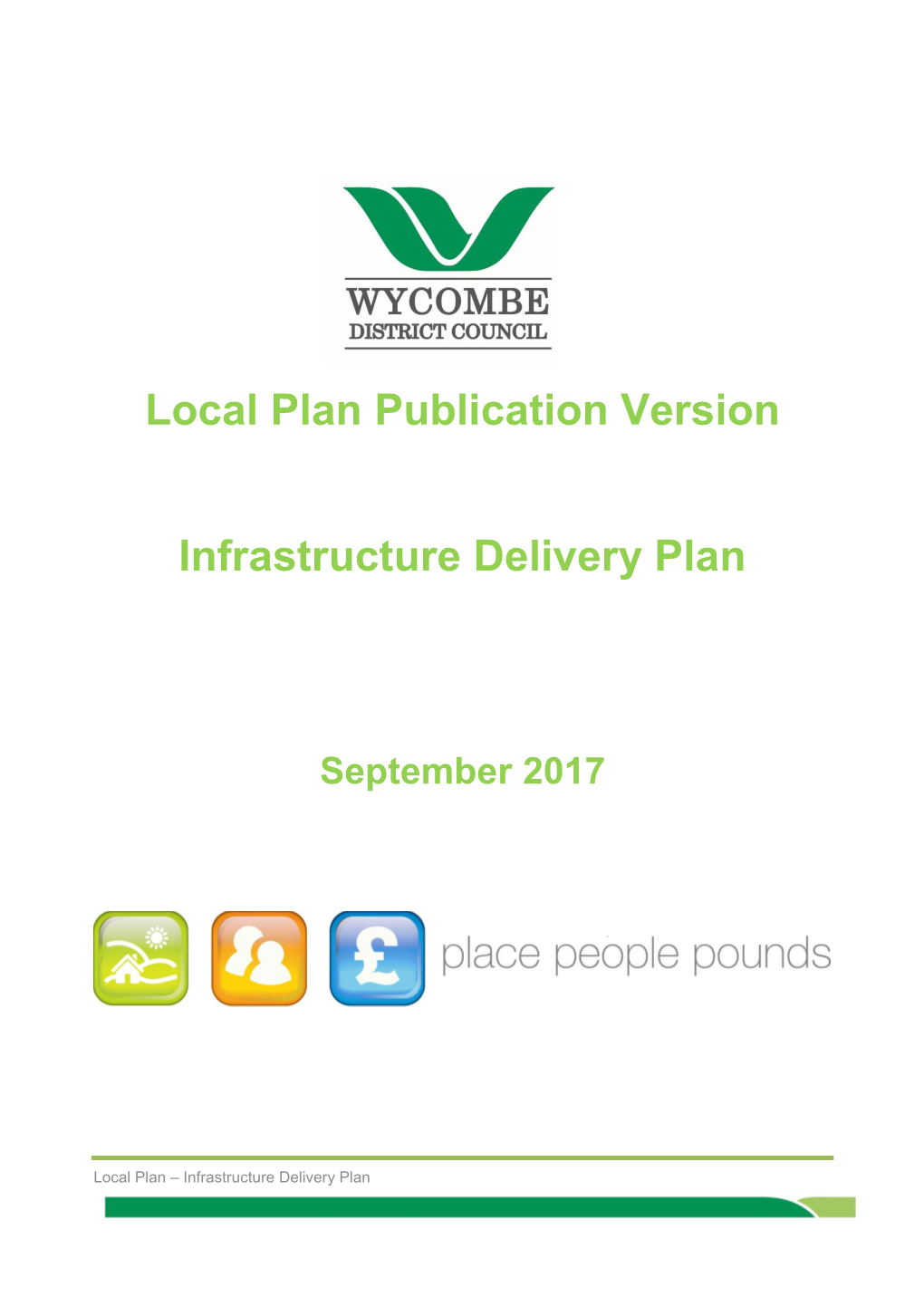 Local Plan Publication Version Infrastructure Delivery Plan